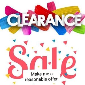 Clearance sale make me a reasonable offer